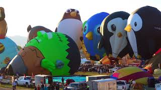 The 2024 Albuquerque Balloon Fiesta Special Shapes Rodeo Timelapse HD 52nd Anniversary [upl. by Odlauso302]