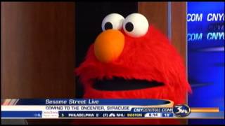 Interview with Elmo on Today in CNY  Sesame Street Live in Syracuse this weekend [upl. by Vivien]