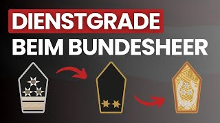 Die Dienstgrade beim Bundesheer Einfach erklärt von Plakos [upl. by Karlen]