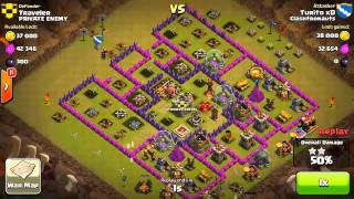 Clash of Clans  War Recap 5 Clashtronauts vs PRIVATE ENEMY [upl. by Solenne]