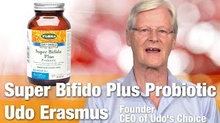 Udos Choice Super Bifido Plus Probiotic with Founder and CEO Udo Erasmus [upl. by Nyasuh548]