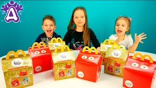 Открываем ХЭППИ МИЛ с игрушками Игрушки Макдональдс Open the Happy Meal toys McDonalds toys [upl. by Aicnilav]