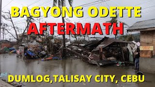 Damages of Bagyong Odette Rai in Talisay City Cebu  Raw Video of Typhoon Odette a day after [upl. by Ynamreg]