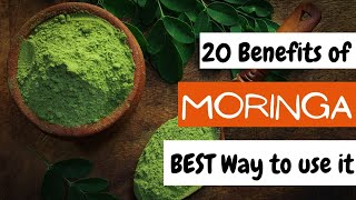 20 Moringa Powder Benefits AND How To Use It [upl. by Volney120]