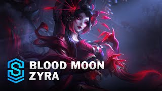 Blood Moon Zyra Skin Spotlight  League of Legends [upl. by Ernst]