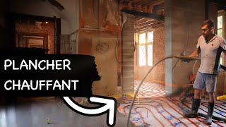 13 ON POSE LE PLANCHER CHAUFFANT  Vlog renovation [upl. by Siusan]