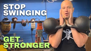 Kettlebell 76 Double Dead Hang Clean And Press [upl. by Ehtiaf]