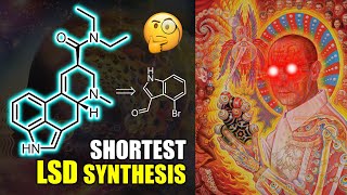 LSD Synthesis in 7 Steps Educational  Lysergic acid organic chemistry reaction mechanisms [upl. by Avigdor462]