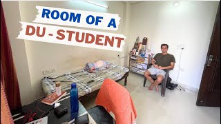 Room visit of a DU student  rent and area  how DU students are living in flats  Rooms [upl. by Ferullo]