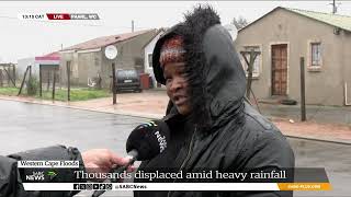 WC Floods  Paarl officials appeal for help donations as storm floods informal settlements [upl. by Tebzil]