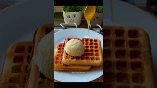 🥰💞 Quick waffles Recipe iqrafoodfusion iqrafoodfusionrecipes shorts [upl. by Koral]