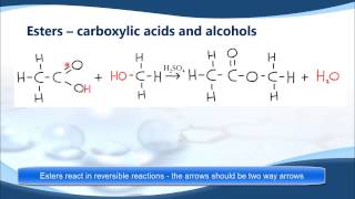 2041 Describe the reactions of carboxylic acids and alcohols [upl. by Notanhoj]