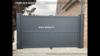 Iron Gate Design Simple Gate Design Darwaja Design Loha Gate Ke Upar Grill Ka [upl. by Naji]