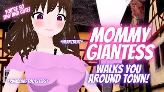 Mommy Giantess Walks You Around Town ASMR Roleplay🤏PART 5 F4M rumbling footsteps heartbeat🌸 [upl. by Gentry580]