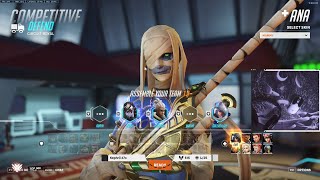 21K HEALS TOP 500 ANA GALE INSANE ANA GAMEPLAY OVERWATCH 2 SEASON 1 [upl. by Nylhtiak]