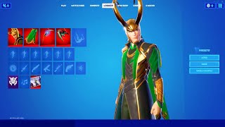 Fortnite LOKI skin Showcase [upl. by Roid]