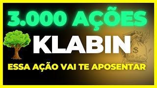 CHEGUEI A 3000 AÇÕES DA KLBN4 KLABIN  QUANTO EU GANHO DE DIVIDENDOS EM 2023 [upl. by Baruch]