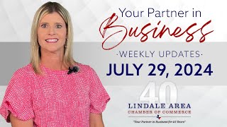 Lindale Chamber Events amp Updates  July 29 2024 [upl. by Antrim863]