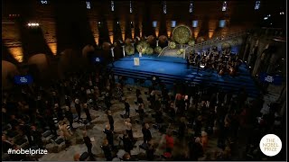 2021 Nobel Prize award ceremony [upl. by Schreibman]