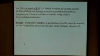 25 Electrochemical cells [upl. by Salema869]