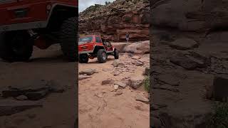 Pritchett Canyon optional obstacle Moab Utah [upl. by Notsle]