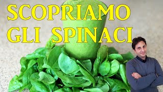 SPINACI Scorpiamo gli spinaci valori nutrizionali e miti [upl. by Ahsats]