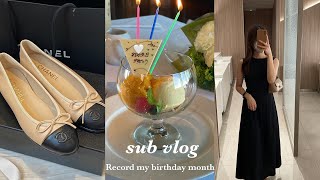 sub vlog お誕生日の月の記録🪐プレゼント紹介🎀 [upl. by Nooj]