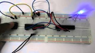 UART Communication Between Two ATmega8 Microcontrollers [upl. by Esinnej]