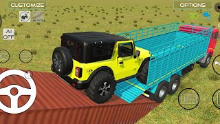 Drive JCB And Unloading Stone From Dumper Truck In Game 💥 car jcb tractor truck bullet gaming [upl. by Remot]