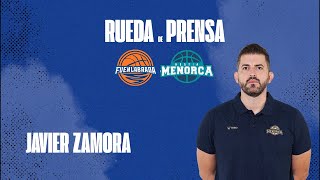 Rueda de prensa Javi Zamora  BALONCESTO FUENLABRADA VS HESTIA MENORCA [upl. by Giliana]