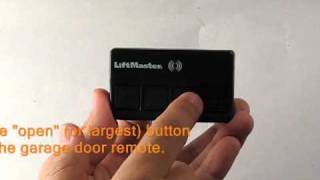 LiftMaster 373LM Garage Door Remote [upl. by Merkle]