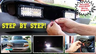 How To Wire Up amp Install LED Light Bars [upl. by Ornstead]