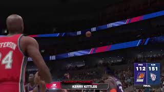 New Jersey Nets 0102 vs Phoenix Suns 0405 GOAT TournamentWinners Bracket 2 [upl. by Hirz]