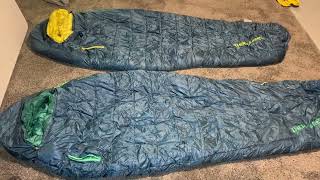 Thermarest Saros 20° vs 32° comparison [upl. by Pomfret]