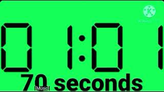 100 Seconds Countdown BBC Digital Timer V3 20242025 Remake [upl. by Melodee]