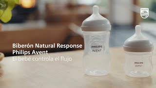 Philips Avent Biberón Natural Response  El bebé controla el flujo [upl. by Anson659]