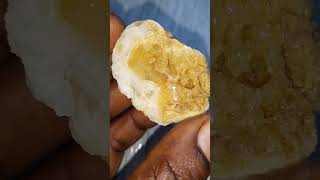 SEMI GEODE OF CALCITE CRYSTALS [upl. by Mungam]