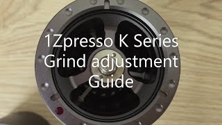 1Zpresso K Series Calibration Guide [upl. by Behah]