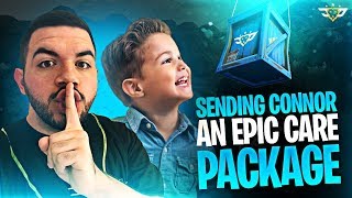 SENDING CONNOR AN EPIC CARE PACKAGE Fortnite Battle Royale [upl. by Acenom50]