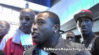 Adrien Broner vs Paulie Malignaggi going at it  EsNews Boxing [upl. by Nilac]