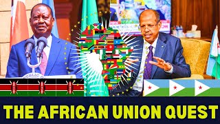 The African Union Chairman Battle Will Kenyas Raila Odinga beat Djiboutis Mahamoud Ali Youssouf [upl. by Suzetta254]