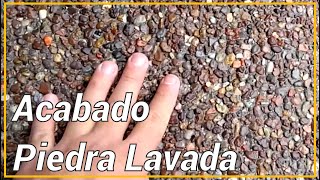 PIEDRA LAVADA COMO SE HACE  EXPOSED AGGREGATE CONCRETE [upl. by Merkley782]