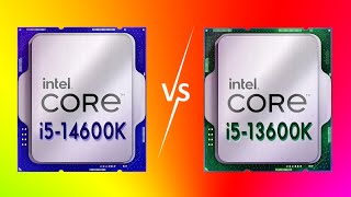 Intel Core i5 13600K vs Intel Core i5 14600K CPU Compare [upl. by Netsew]