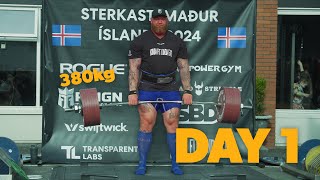 Icelands Strongest Man Day 1 [upl. by Aleedis]