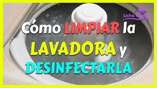 Cómo LIMPIAR la LAVADORA y desinfectarla por dentro con Vinagre y Bicarbonato [upl. by Annyahs]