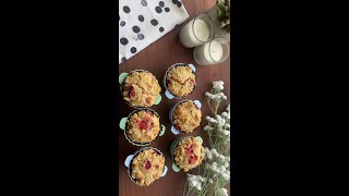 Easy Strawberry Cream Cheese Cupcake [upl. by Enirhtak993]