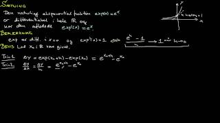 Bevis Differentiation af ex den naturlige eksponential funktion [upl. by Martie]