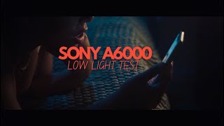 SONY A6000 Low Light  Video Test [upl. by Akvir]