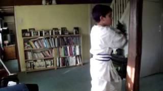 Sama karate green stripe belt kata [upl. by Clovis]