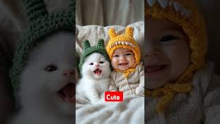 Funny facts about baby cats catshorts youtubeshorts funny cutebaby babydance [upl. by Demodena]